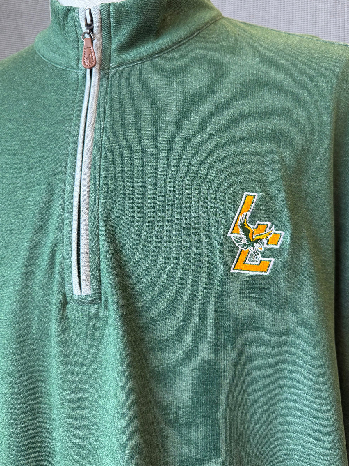 Mens Quarter Zip Johnnie-O - Sully Green