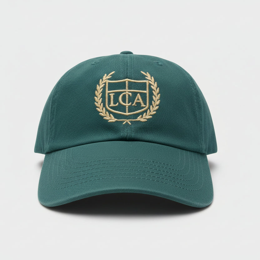 Gold Crest Green Baseball Cap