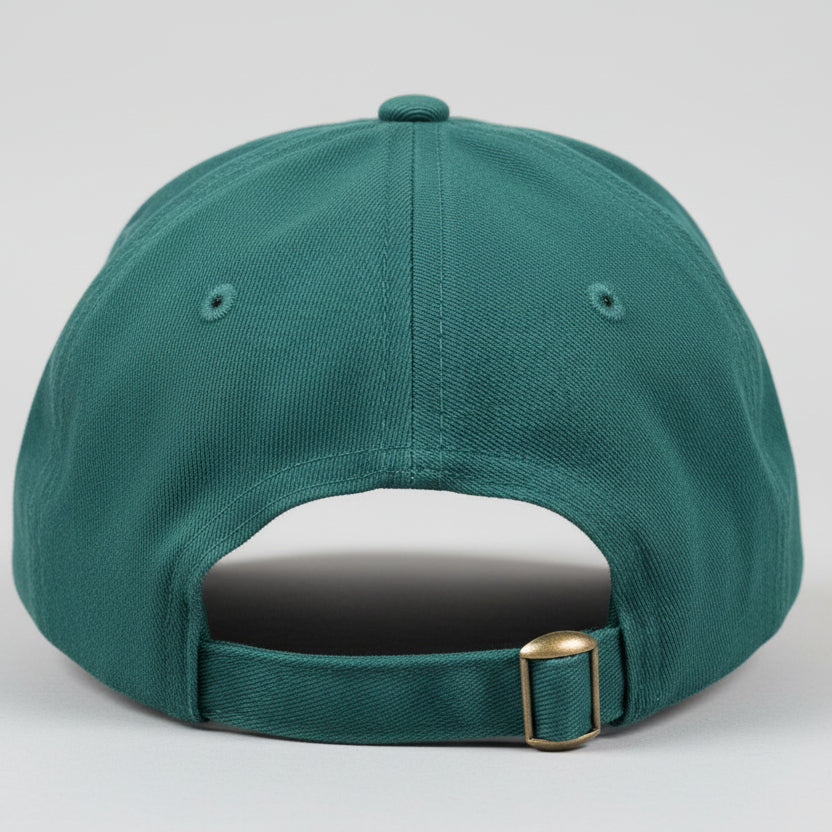Gold Crest Green Baseball Cap
