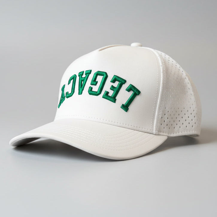Hat- Khaki Mesh Upside Down Legacy