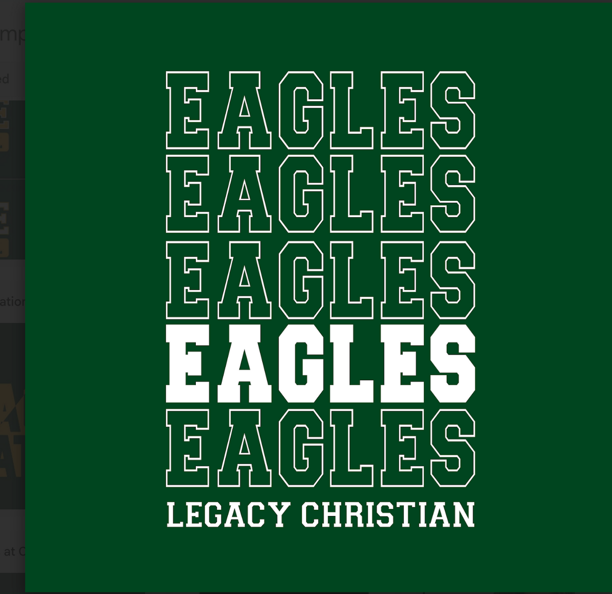 TShirt-Eagles on Repeat