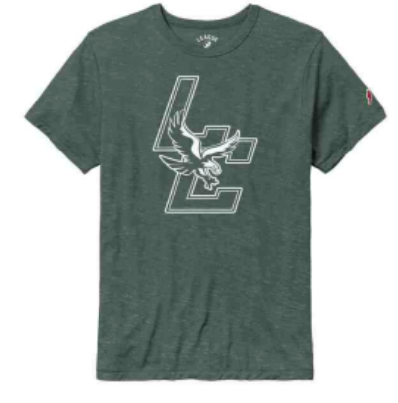 TShirt-LCA Athletic Logo Heather Green